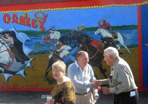The Wild West Comes to Palatka mural